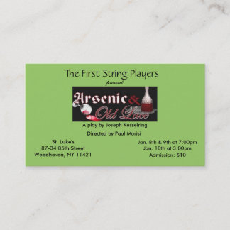 Carte De Visite billets