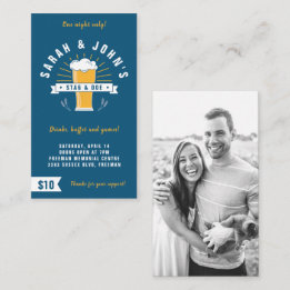 Carte De Visite Billets Stag and Doe - Beer Stein