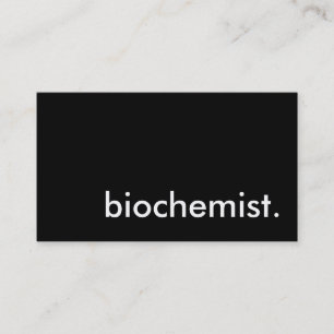 Carte De Visite biochimiste.