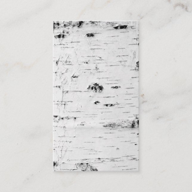 Carte De Visite Birch bark pattern (Devant)