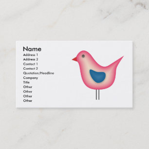 Carte De Visite Birdie