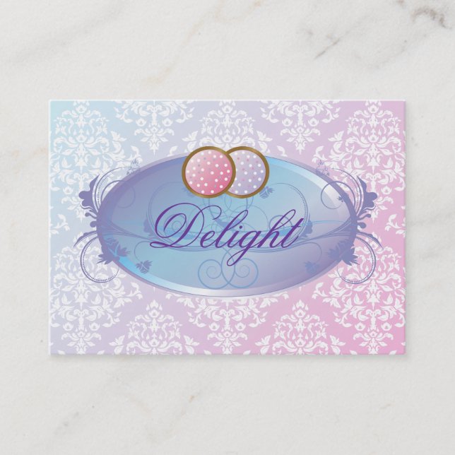 Carte De Visite biscuits pourpres du plaisir 311-Dreamy (Devant)