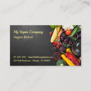 Carte De Visite Bistrot ou restaurant végétarien