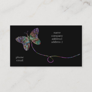 Carte De Visite bizcard de papillon