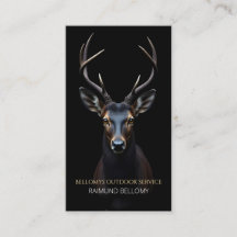 Carte de visite Black Deer