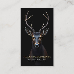 Carte de visite Black Deer