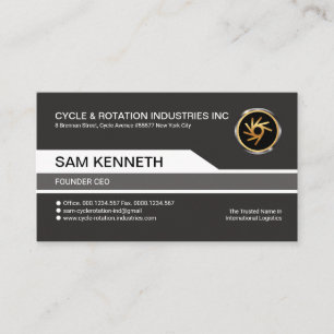 Carte De Visite Black Elegance Design Moderne PDG