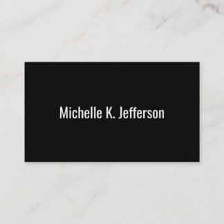 Carte De Visite Black | Or
