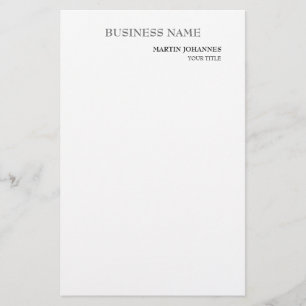Carte de visite blanc chic professionnel esthétiqu