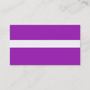 CARTE DE VISITE blanc et violet ajustable