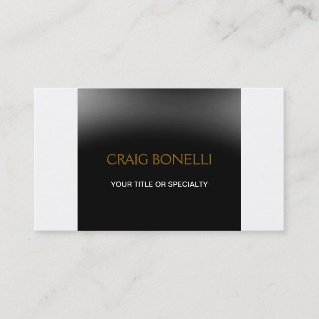 Carte de visite blanc gris clair clair (Devant)