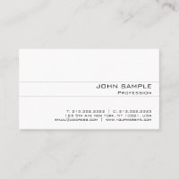 Blanc professionnel élégant moderne de