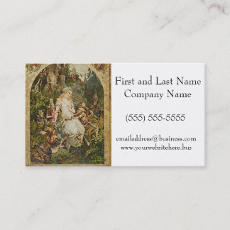 Carte De Visite Blanche Neige Vintage Allemand Fairy Tale Romance 