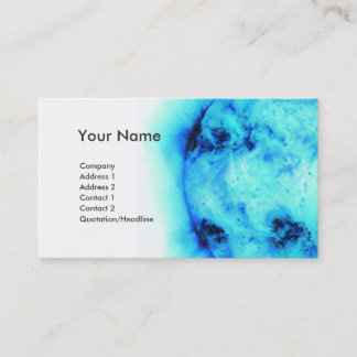 Carte de visite bleu 2 de Sun