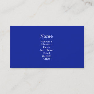 Carte De Visite Bleu clair