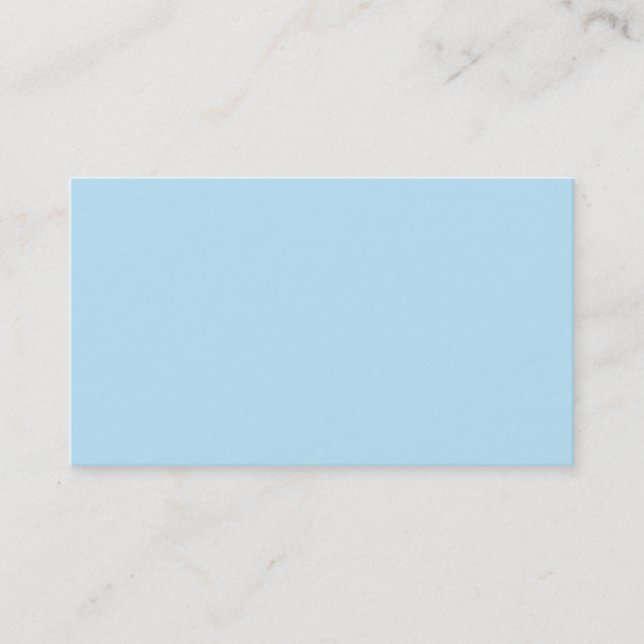 Carte De Visite Bleu clair (Devant)