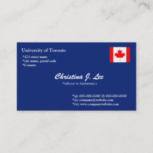 carte de visite bleu clair, simple et cool