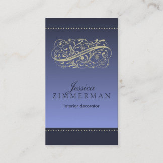 Carte de visite Bleu de chardon