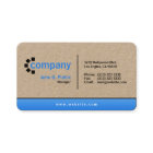 Bleu Dégradé inférieur Simple Moderne Professionne