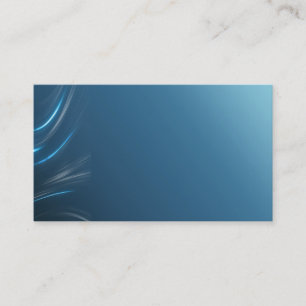 Carte de visite bleu élégant