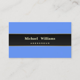 CARTE DE VISITE BLEU JE NETTOIE ÉLÉGANT CLASSIQUE PROFESSIONNEL
