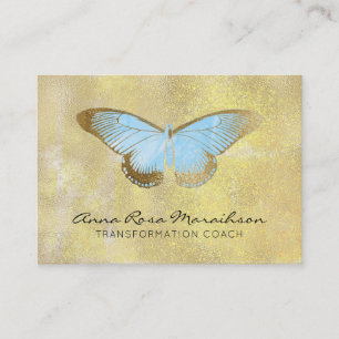 Carte De Visite *~* Bleu Pastel Parties scintillant Imaginaire Pap