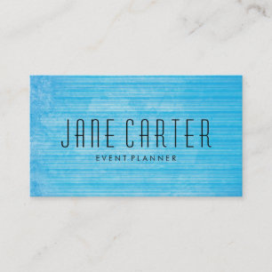 Carte De Visite Bleu rustique