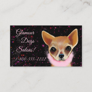 Carte De Visite Bling Chihuahua