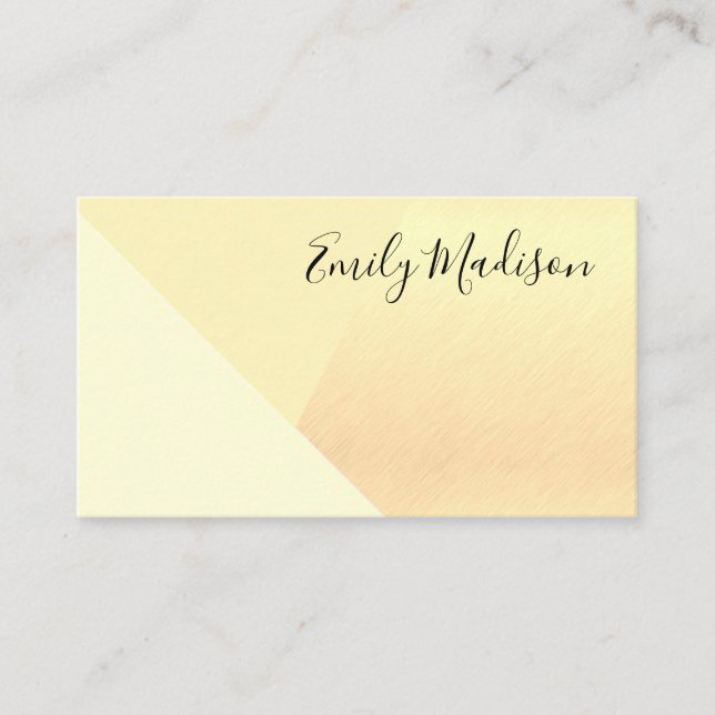 Carte De Visite Bloc de couleurs moderne | Style tendance (Devant)