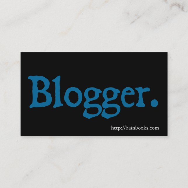 Carte De Visite Blogger (Devant)