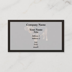 Carte De Visite Bloodhound