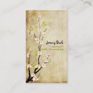 Carte De Visite Blossoms♥♥ rose vintage de cerise de PixDezines