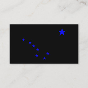 Carte De Visite Blue Big Dipper