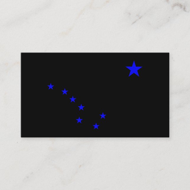 Carte De Visite Blue Big Dipper (Devant)
