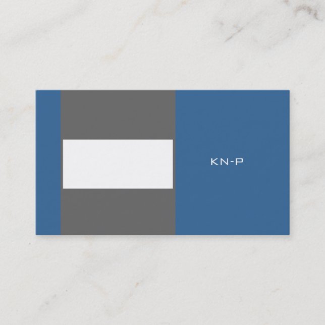 Carte De Visite blue concrete BC (Devant)