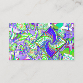 Carte De Visite Blue Diamond l'ordinateur l'art freak dehors