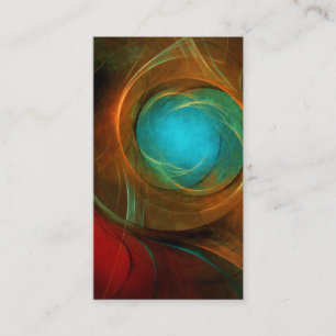 Carte De Visite Blue Eye Moderne Abstrait Art Cool Motif #16