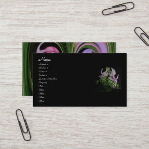 Carte de visite Blue Fushia