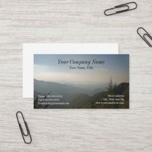 Carte de visite Blue Ridge Mountains