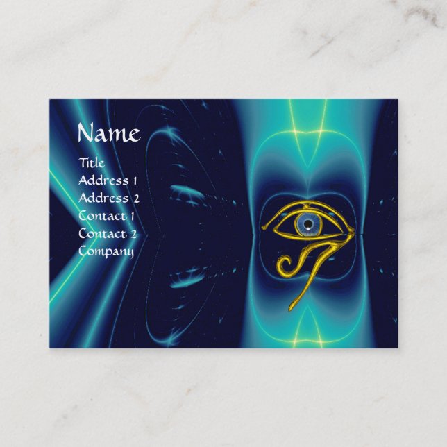 Carte De Visite BLUE TALISMAN, violet blanc (Devant)