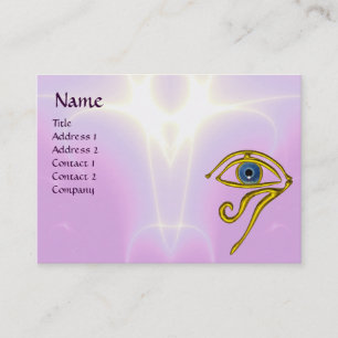 Carte De Visite BLUE TALISMAN, violet violet blanc rose