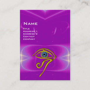 Carte De Visite BLUE TALISMAN, violet violet blanc rose