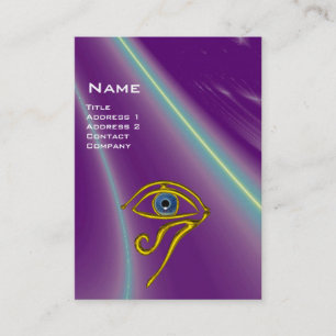 Carte De Visite BLUE TALISMAN, violet violet violet jaune rose