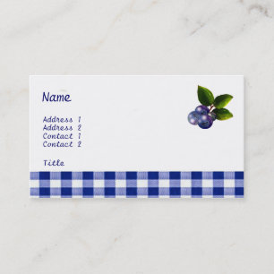 Carte de visite Blueberries