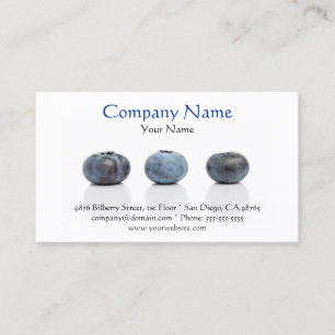 Carte de visite Blueberry