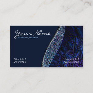 Carte de visite Bluez de minuit