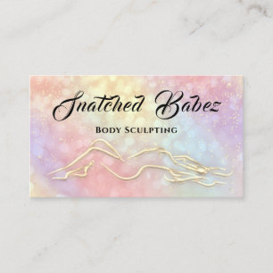 Carte De Visite Body Sculpting Beauté Logo Massage Spa Wellness