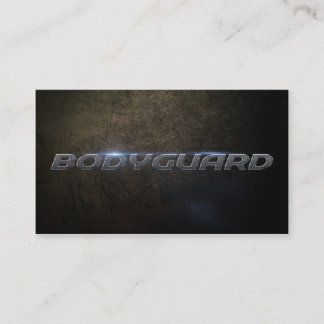 Carte De Visite Bodyguard Business Card