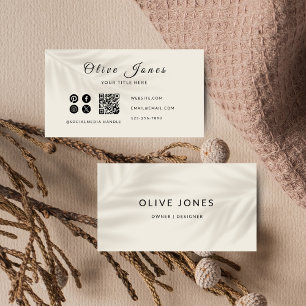 Carte de visite Boho