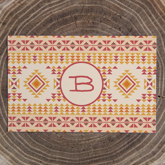 Carte De Visite Boho Aztec Mousse (Créateur téléchargé)